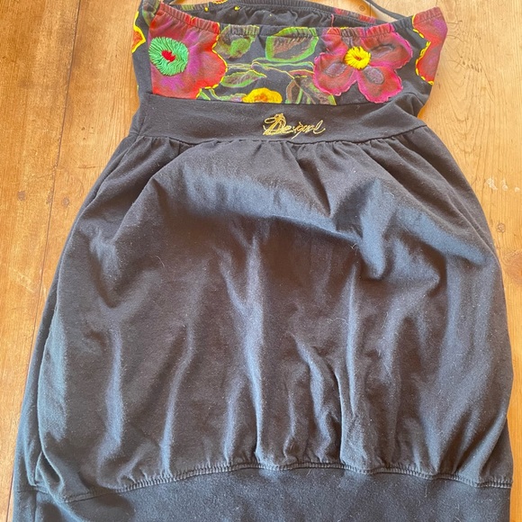 Desigual Embroidered Floral Mini Dress - Picture 2 of 5